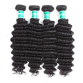 Wholesale 100%  Indian Hair Vendors Natural Color Virgin Deep Wave Human Hair Bundles