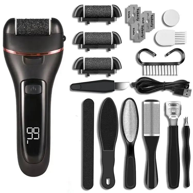 Rechargeable Electric Feet Callus Removers Pedicure File Tool Foot Grinder Electric Callus Remover for Feet Care