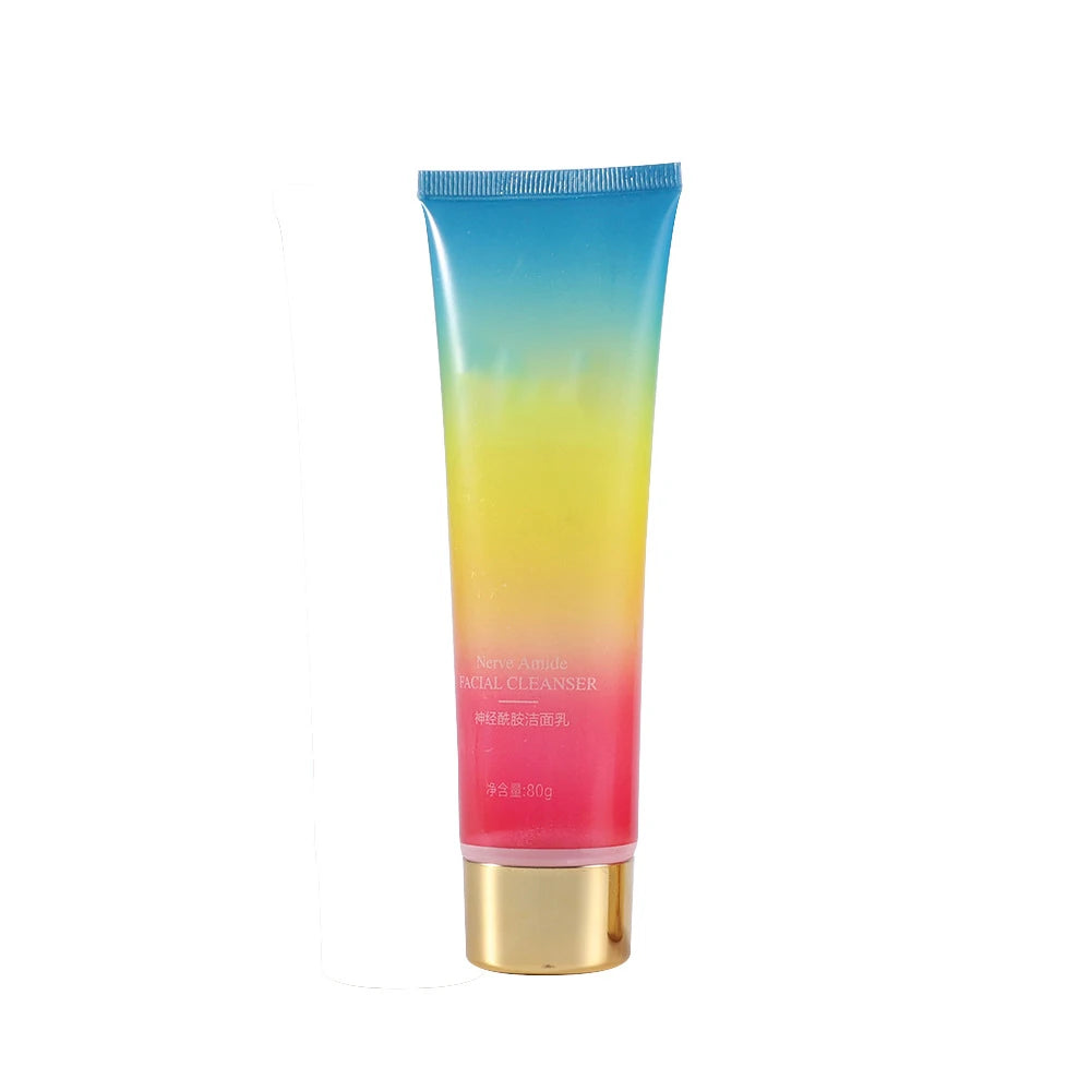 Hot Sale 100ml Matte Plastic Cosmetic Tubes for Facial Cleanser Body Lotion Hand Cream Packaging Squeeze Pattern Screen Printing