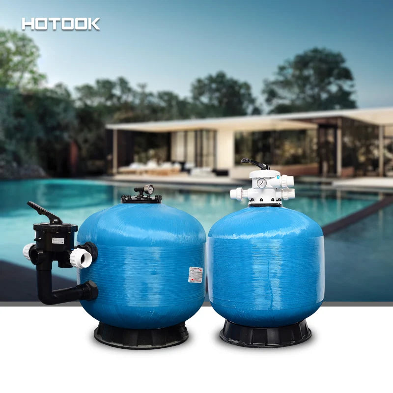 HOTOOK High Quality Top/Side Mounted Glass Fiber Sand Tank Filter Manufacturer's Pool Accessories Swimming Pool Equipment