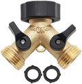 Wholesale 2-Way Brass Garden Hose Adapter Quick Connector Y Splitter for Garden Tools