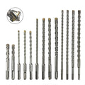CHENGZHEN 10mm SDS Plus Hammer Drill Bit - High Precision â‰¤0.005mm YG8C Carbide RoHS Certified Masonry Tool