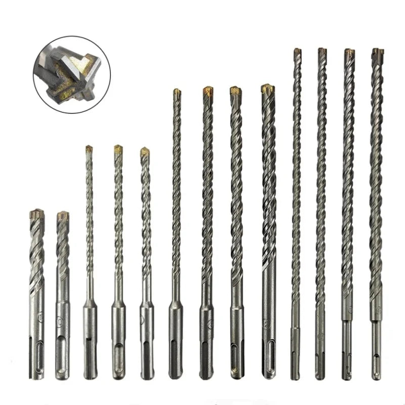 CHENGZHEN 10mm SDS Plus Hammer Drill Bit - High Precision â‰¤0.005mm YG8C Carbide RoHS Certified Masonry Tool