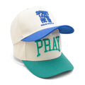 Custom 3D Embroidery Logo Sporty Street Style Adult Men's 5-Panel Cotton Two-Tone Baseball Cap Supplier