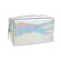 Custom Waterproof Cosmetic Bag Zipper Pouch Holographic Laser Bag TPU Pvc Event Gift Makeup Bag for Travel