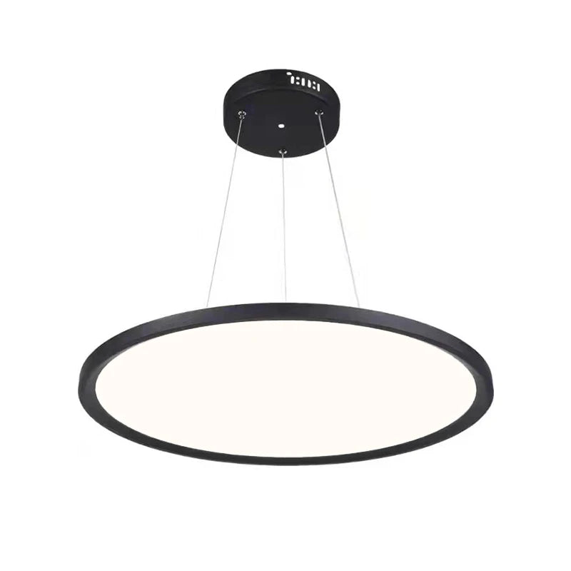 D400MM Big Round Commercial Office Home Slim Flat Panel Light Ultra-bright Ultra Thin Suspension Recessed Round LED Panel Light