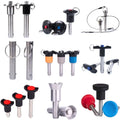 Quick Release Stainless Steel Cable Hitch Pins Marine Ball Lock with 5-25mm Button Handle DIA 10-100mm Stock Grip Length