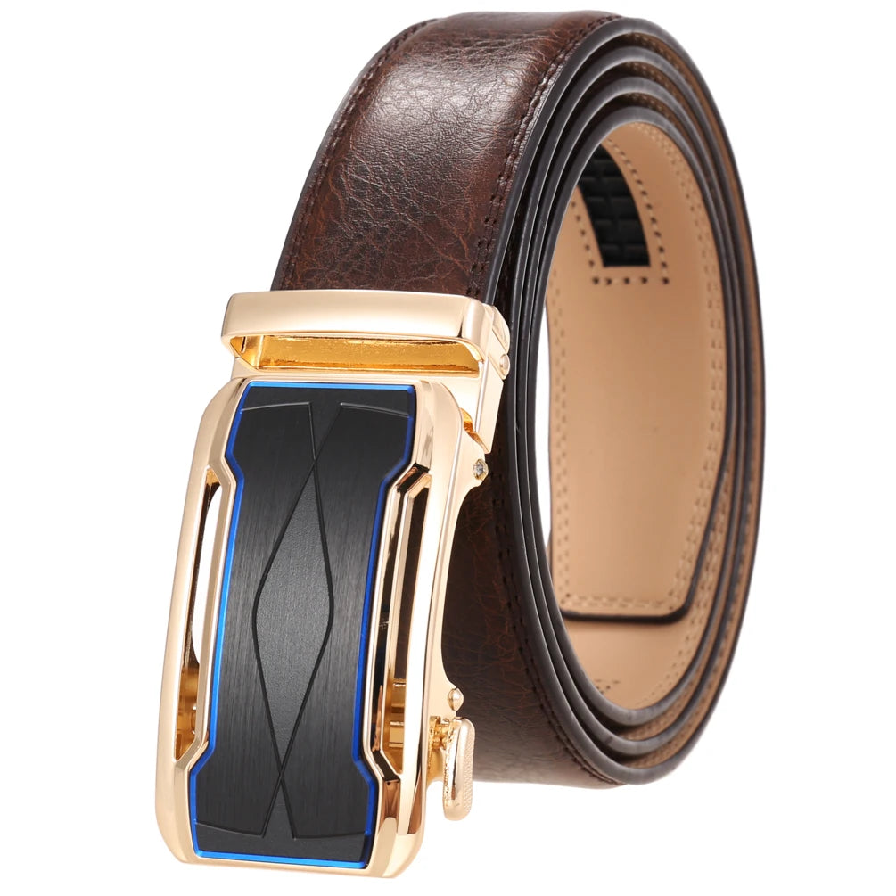 LY36-24369-1 Men's Casual Leather Cowhide Belt Wholesale