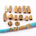 DIY Wig Jewelry Accessories Wooden Plastic Big Hole Decal Beads Wig Accessories Reggae Braids Decorative Beads