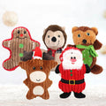 Wholesale Santa Claus Snowman Plush Dog Christmas Toys