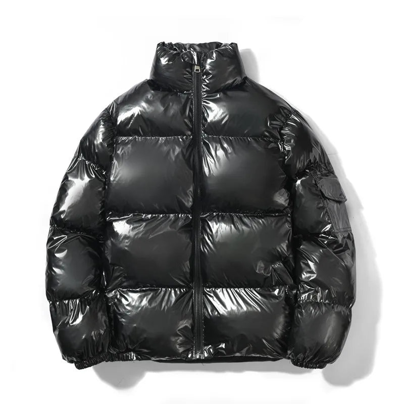 New Fashionable Wholesale Men Puffer Padded Jacket  Coat Zipper Fly Multicolor Bubble Plus Size Jacket