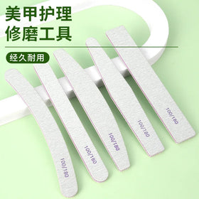 Professional Japanese Zebra Sandpaper Custom logo Grit 80/100/120/150/180 Disposable Nail File