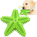 Starfish Shape Pet Dog Toothbrush Teeth Cleaning Durable TPR Rubber Dog Chew Squeak Interactive Toys for Aggressive Chewers