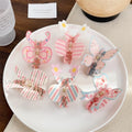 Colorful Sweet Butterfly Claw Clips Hair Accessories Women Girls Shark Clips Acrylic Fashion Grab Hair Claws
