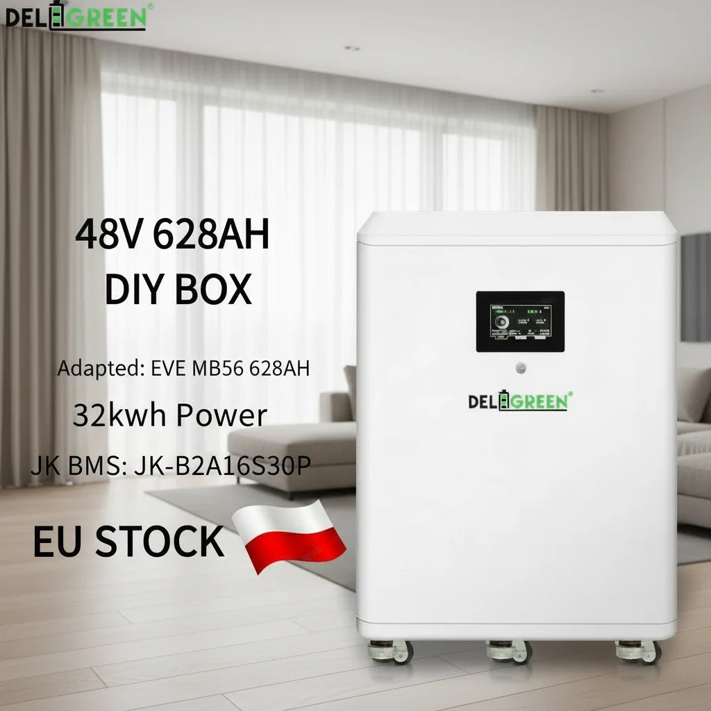 Eu Free Shipping OEM 48V EVE 628AH DIY BOX + 16PCS EVE 628AH Cells Bundle Client Assemble by Himself--32kwh Pack