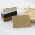 Wholesale Latest Modern DIY Creative Card 100pcs/lot Custom Kraft Paper Earrings Display Card for Jewelry