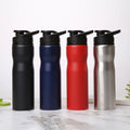 Promotional Gifts Portable Custom Logo Outdoor Cycling Single Wall Stainless Steel Leak-Proof Direct Drinking Bottle for Bicycle