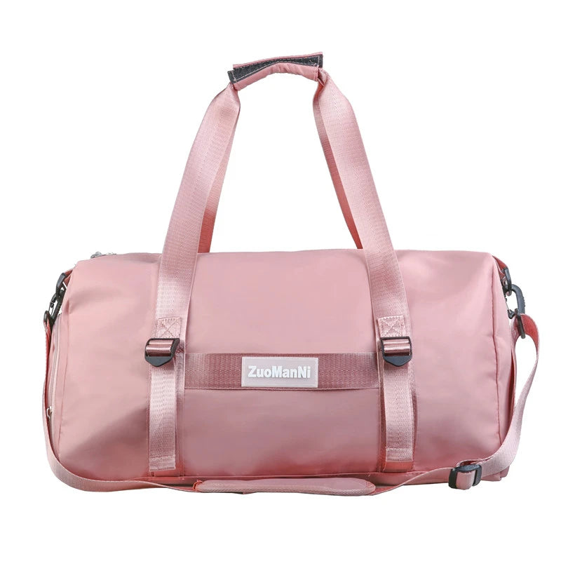 Custom Logo Multi-functional Large Capacity Travel Sport Bags for Women Men Gym Bags with Shoe Compartment Wet Pocket