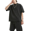 Summer Street Wear Drop Shoulder Vintage Oversized Tshirt 100% Cotton Hemp Tshirt