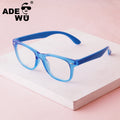 ADE WU PSTY886 Simple Matching Kid Glasses TR90 Frame Trendy Optical Eyeglasses Blue Light Blocking Children Eyewear Wholesale
