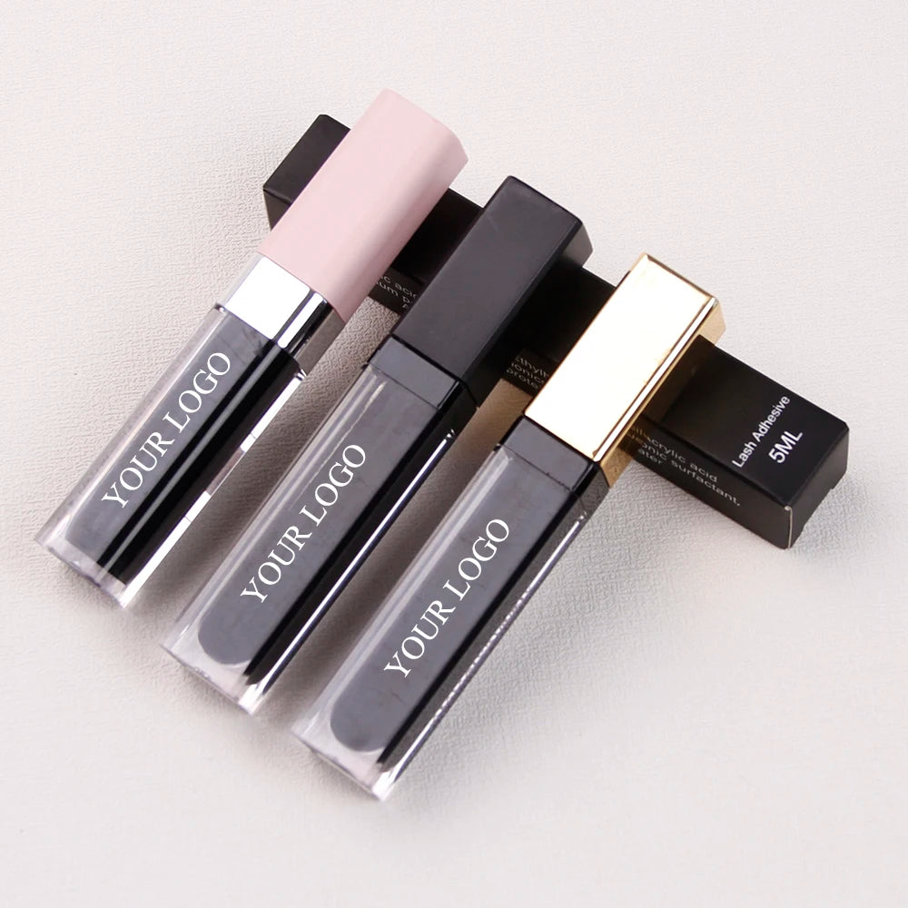 Free Design Private Label White Black Eyelash Glue and Biggest Promotion Adhesive Latex Free Lash Glue Wholesale