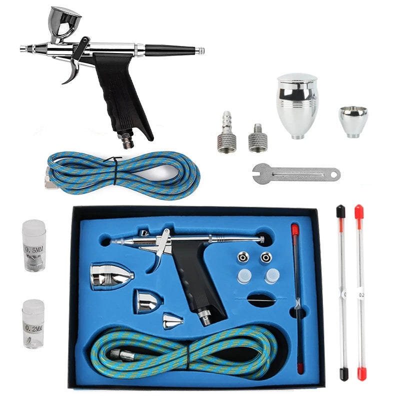 Professional Spray Gun Set for Art Painting Model Coloring