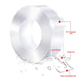 High-Quality Nano Double Sided Tape - Strong Adhesion Reusable and Versatile for Home and Office Use