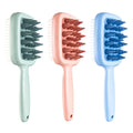 Pet Brushes With Handle Double Side Massage Cleaning Product Pet Hair Removal Grooming Dog Cat Bath Brush