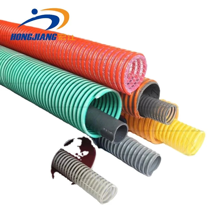 1inch 2inch 3inch 4inch 6inch 8inch 10inch Helix Smooth or Corrugated Pvc Spiral Water Pump Suction Hose Pipe