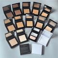 Wholesale Pressed Powder Cosmetic Lightweight Texture Custom logo Waterproof Vegan White Matte Setting Pressed Powder