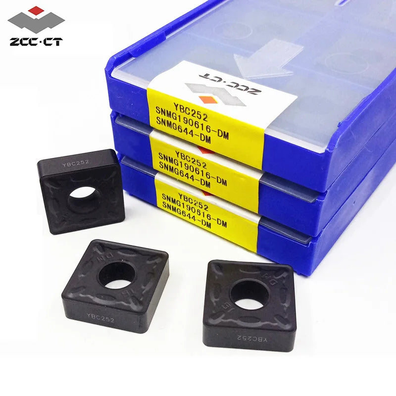 ZCC-CT CNC Lathe Turning Tools SNMG Series Carbide Inserts for Steel Parts Processing Models SNMG120408/150608-DM YBC252 OEM