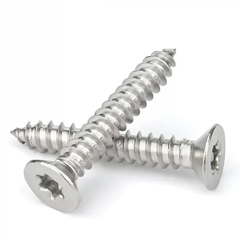M3 X 10mm M4 M5 Torx Security Sheet Metal Screws 18-8 Tamper Resistant Self Tapping Screws Anti-Theft Tamper Proof Screw T15