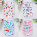 Fashion Candy Color Printing Summer Cooling Xs Dog Clothing Luxury Pet Clothes With Traction Rope Hook