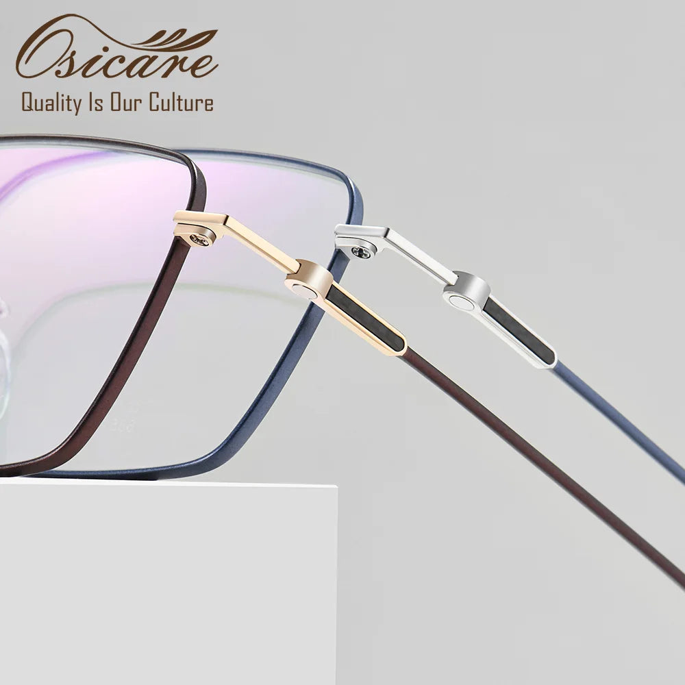 Premium Original Design Custom Logo Thin Medical Sale Spectacle Eyewear Titanium Eye Glasses Optical Eyeglasses Frames for Men