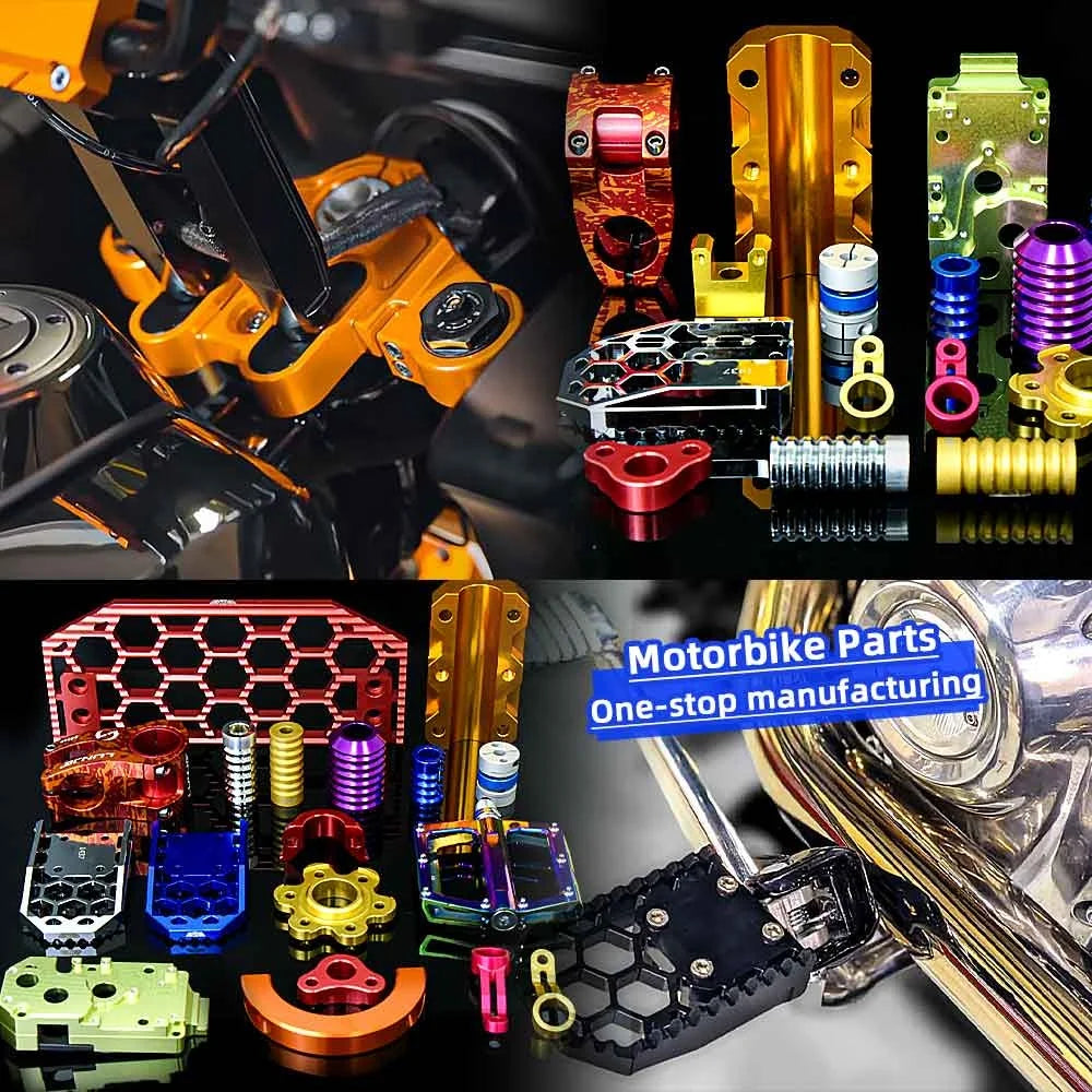 High-Precision 345 Axes  Milling for Gas Car Motorcycle Metal Parts Customized Processing by Factory Numerical Control Service