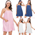 Luxury Women Cotton Bath/Shower Wrap Towel Dress Organic Machine Washable Extra Large Lightweight Knee Length Sets Beach Towels