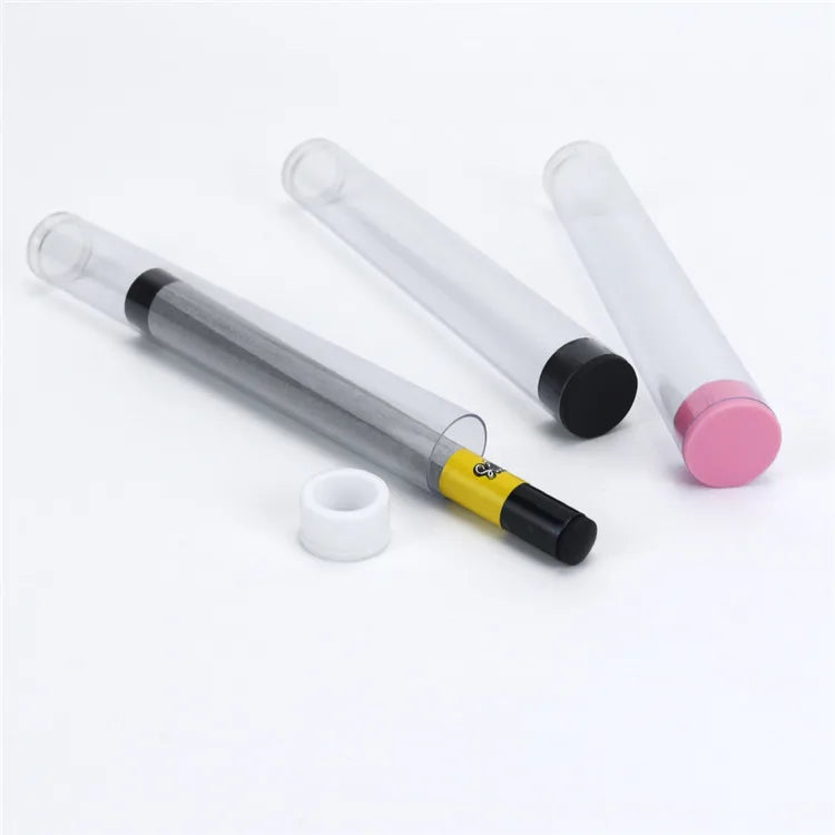Economical Rubber Sealed Airtight 16*125mm Roll Cones Pre for Smoking Hard Plastic Package Tubes