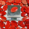 HZ Factory Price Healing Hand Stones Natural Gemstone Polished Crystal Red Jasper Palm Stone