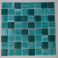 Modern Design Cobalt Blue Pool Tiles Parquet Features for Interior Wall Swimming Pool Glass Mosaic Tiles in Bangkok Thailand