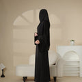 Factory Price Muslim Prayer Islamic Eid Dresses for Muslim Girl Good Quality Modest Clothing Front Open Abayas Dubai 2024