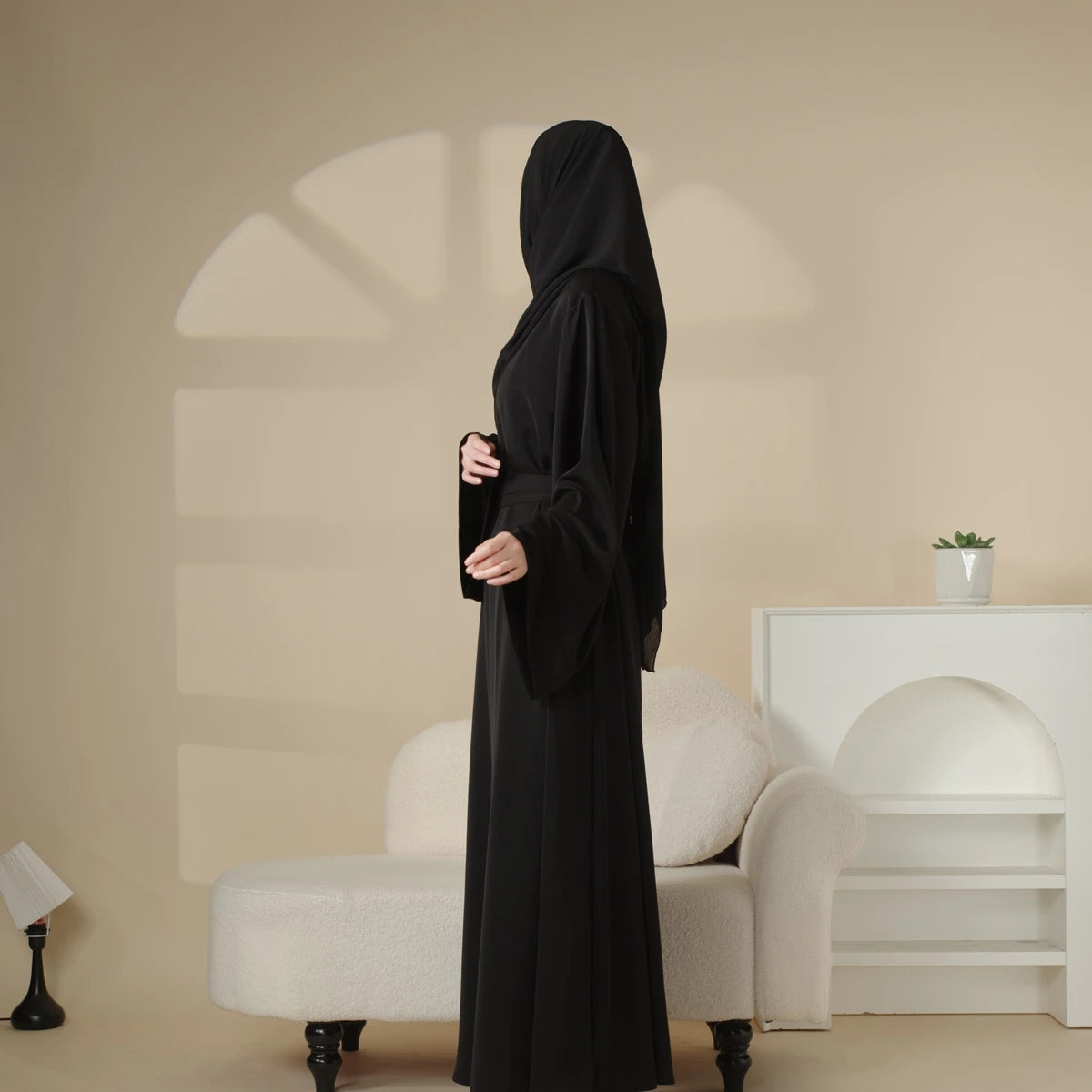 Factory Price Muslim Prayer Islamic Eid Dresses for Muslim Girl Good Quality Modest Clothing Front Open Abayas Dubai 2024