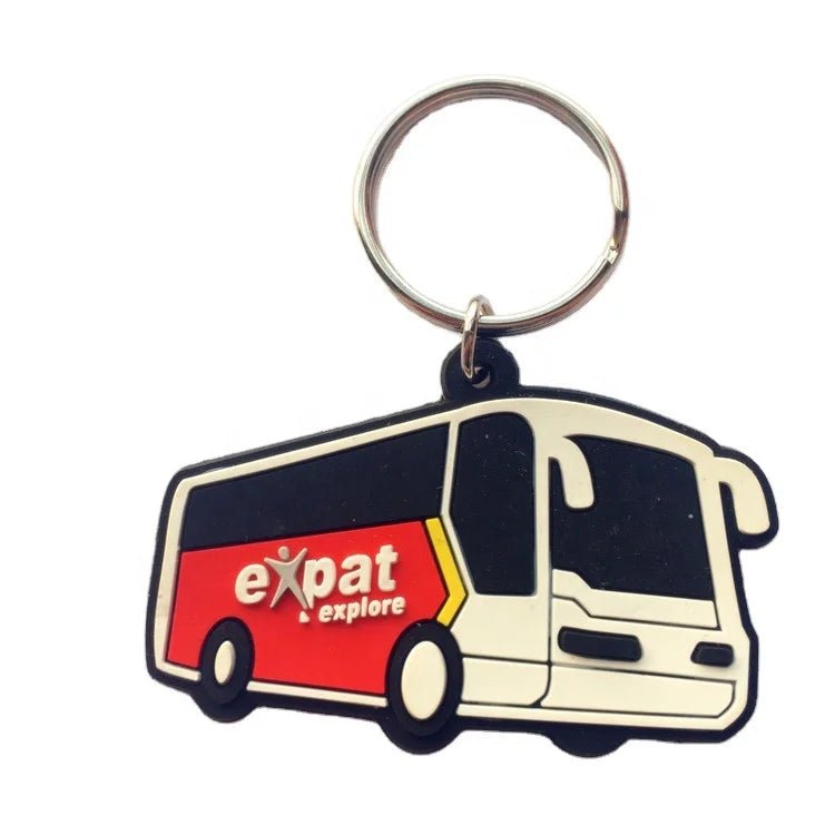 Motorcycle Car Keychain Bus Shaped Keychain Pendant Charm Keychain Accessories