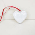 RubySub Heart Clear Plastic Decoration Christmas Ball Tree Ornaments Sublimation Christmas Balls