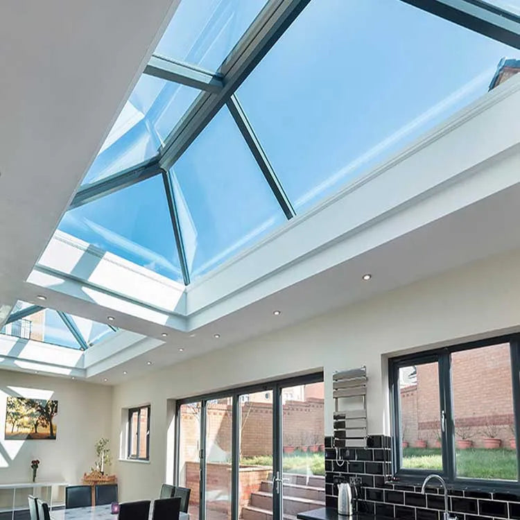 UV protection Heat Resistant Safety Tempered Glass Laminated Glass Roof Entrace Canopy Skylight Price