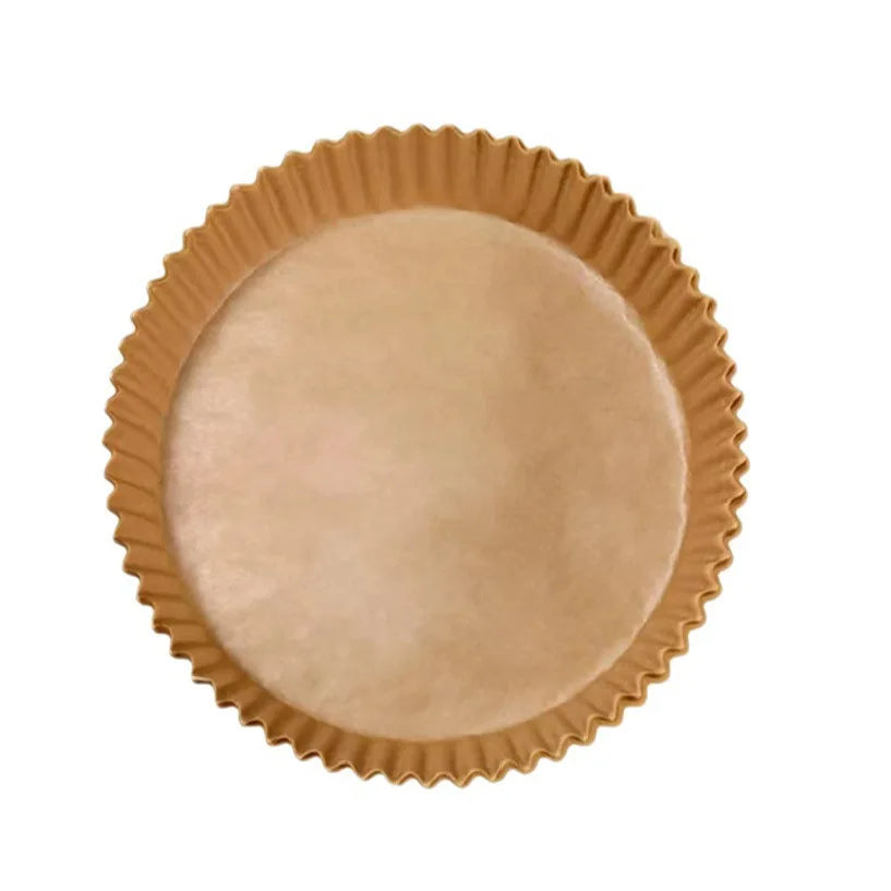 Food-Grade Heat-Resistant Waterproof Round Disposable Air Fryer Silicone Liner LFGB Certified Diameter 16-23cm