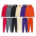 Unisex Puff Printing Hoodie and Breathable Tech Fleece Pants Sets Custom Sportswear Essentials Fashion Sweat Suits for Men
