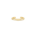 LOZRUNVE 925 Sterling Silver Minimalist Metal Smooth Gold Ear Cuff Women Jewelry