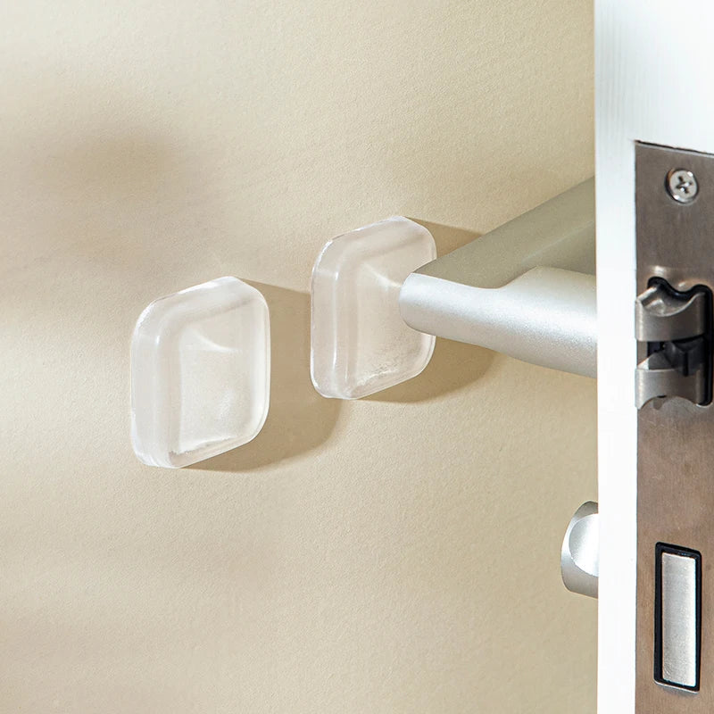 SHIMOYAMA Furniture Protection Adhesive Door Bumpers Security Door Doorstop Wall Protector Transparent Anti-Collision Stickers