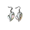 Hawaiian Women Jewelry Abalone Shell Gemstone Drop Earring Mother of Pearl Shell Dangle Earrings