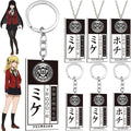 Anime Cosplay Kakegurui Kakegurui Compulsive Gambler Jabami Yumeko Acrylic Necklace Keychain